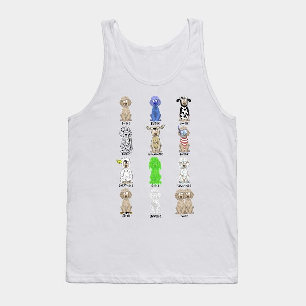 Poodle Puns Tank Top by Giddings Gifts